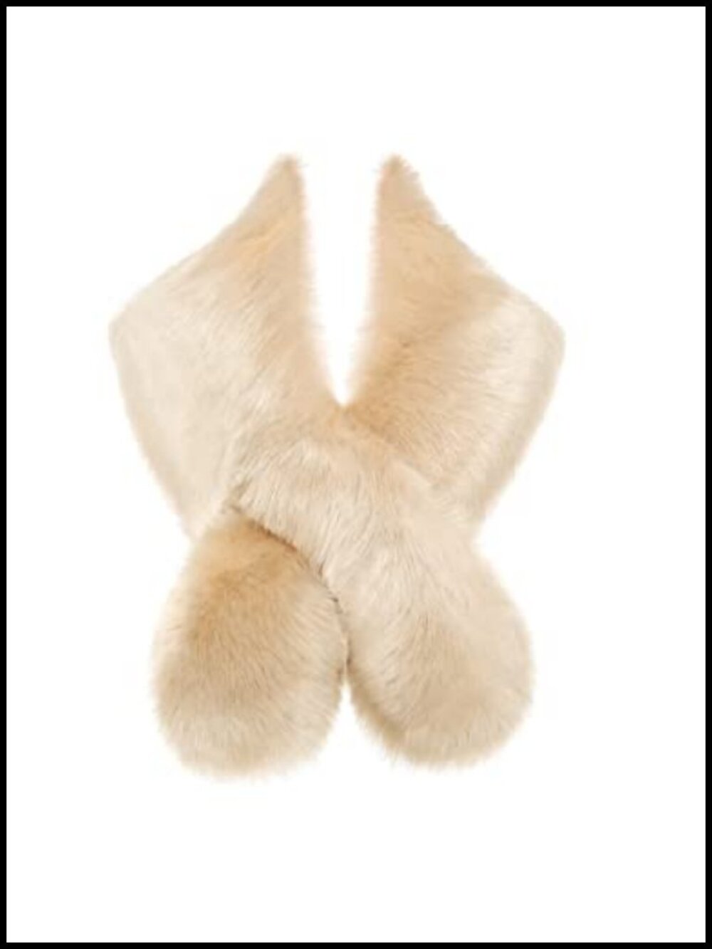 Faux Fur Shawl Wrap Evening Party Cover Up Bridal Stole